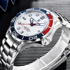 Pagani Design 007-modelis 1667 vyriškas automatinis laikrodis su Nh35 mechanizmu, nerūdijančio plieno, 100 m atsparumo vandeniui, savaime užsivedantis riešo laikrodis baltu dirželiu, baltas, prabangus