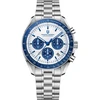Pagani Design 1701 V3 vyriškas chronografas kvarcinis laikrodis 40 mm Vk63 kalibras nerūdijančio plieno veidrodinis safyrinis laikrodis 100 m atsparus vandeniui sportinis laikrodis, mėlynas, apyrankė