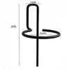 Pakabinama metalinė gėlė Loft vazonas 14cm, juodas