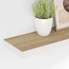 Pakabinama sieninė lentyna, ąžuolo/baltos, 80x23,5x3,8cm, MDF