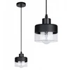 Pakabinamas šviestuvas Pakabinamas Led šviestuvas E27 juodas stiklinis Loft stilius