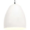 Pakabinamas šviestuvas, baltas, 42cm, 25W, apskritas, E27