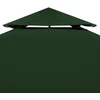Pakait. pavėsinės uždangalas, 310g/m², žalios sp., 3x3m