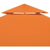 Pakaitinis pavėsinės uždangalas, oranžinis, 3x3m, 310g/m²