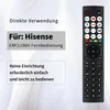 Pakeitimas Hisense nuotolinio valdymo pultui, universalus nuotolinio valdymo pultas su 9 sparčiaisiais mygtukais, suderinamas su Hisense vidaa 4k hdtv fhd qled lcd led smart televizoriais - nereikia programavimo