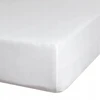 Paklodė Jersey balta 180x200 +30cm medvilninis trikotažas su guma