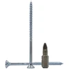 Pakuotė 100 vnt. galvanizuoto plieno 5.0 x 70 mm medvaržčių su daliniu sriegiu, pozi galvute, įleidžiami medienos drožlių plokštės varžtai (100, 5.0 x 70 mm)