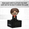 Paladone Harry Potter skaitmeninis žadintuvas - oficialiai licencijuotas, nuotaikos apšvietimas su Harry, naktinė lemputė su žadintuvu, kambario dekoracija Potter gerbėjams, juodas
