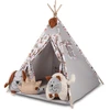 Palapinė Tipi Teepee Wigwam Kilimėlis + 3 miško gyvūnai