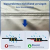 Paletės sofos uždangalas, neperšlampamas, apsauginis uždangalas paletės suolui su raišteliu ir reguliuojamomis sagtimis, uždangalas paletės sofai, 420d Oxford audinys (138 x 99 x 61/89 cm, juodas)