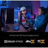 Kompiuterio kolonėlės Panasonic Sc-htb01 kompiuteriniai žaidimų garsiakalbiai su integruotu žemų dažnių garsiakalbiu (dolby Atmos ir Dts:x, Bluetooth, didelės raiškos garsas, Hdmi) juodi