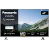 Panasonic Tx-43msw504s, 43 colių full hd led smart 2023 televizorius, android tv, erdvinis garsas, google assistant, chromecast, bright panel, hd colour engine, sidabrinis