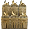 Papierdrachen 6 dovanų maišeliai Mosque juodas auksas - dovanų pakavimas - staigmena - cukraus festivalis - rinkinys 02