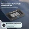 Parkwächter elektroninis parkavimo diskas su patvirtinimu automobiliui - automatinis skaitmeninis parkavimo diskas - elektrinis su patvirtinimu pagal Vokietijos kelių eismo taisykles - elektrinis parkavimo matuoklis automobiliui - juodas
