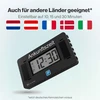Parkwächter elektroninis parkavimo diskas su patvirtinimu automobiliui - automatinis skaitmeninis parkavimo diskas - elektrinis su patvirtinimu pagal Vokietijos kelių eismo taisykles - elektrinis parkavimo matuoklis automobiliui - juodas