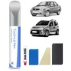 Parts4ev 611/a / 611 Grigio Alluminio Metallic/alluminio Pilkas Metallic retušavimo dažų rinkinys, skirtas Fiat, tikslus atitikmuo – skirtas įbrėžimams ir atplaišoms retušuoti