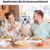 Pasimatymo vakaro kauliukai dovanos valentino dienos metinėms maisto sprendimų kubas nerūdijančio plieno juokingas maisto kubas poros maisto kubas sprendimų priėmėjas vyrui žmonai vaikinui merginai