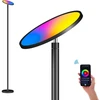 Pastatomas šviestuvas Smart 25 W Super Bright Led lubų prožektorius, Rgbcw, 2700 K-6500 K, valdymas lietimu ir programėle, suderinamas su Alexa ir Google Home, pastatomas šviestuvas svetainei, miegamajam, biurui