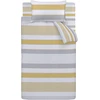 Patalynės komplektas Catherine Lansfield Newquay Stripe patalynės užvalkalų komplektas 135x200+80x80+ 1 pagalvės užvalkalas 80x80, baltas