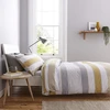 Patalynės komplektas Catherine Lansfield Newquay Stripe patalynės užvalkalų komplektas 135x200+80x80+ 1 pagalvės užvalkalas 80x80, baltas