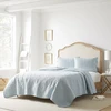 Patalynės komplektas Laura Ashley Felicity antklodžių užvalkalų komplektas, Breeze Mėlyna, King dydis