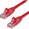 PATCH Startech 50 pėdų Cat6 Utp Komutacinis kabelis Etl Verified be užkabinimo - raudonas
