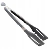 Patogios plieninės žnyplės griliui su silikonine rankena