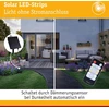 Paulmann 71193 saulės Led juosta 5 m šilta balta nuotolinis valdymas 1x baterija 18650 1500 Mah juoda