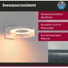 Paulmann 93114 led lauko sieninis šviestuvas zigbee 3.0 capera su judesio davikliu, draugiškas vabzdžiams, ip44, 231 mm, reguliuojama šiluma, 12.5 w, 800 lm, 230 v, baltas aliuminis