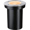 Paulmann 94732 led lauko šviestuvas įleidžiamas grindų šviestuvas auksinė šviesa atsparus vabzdžiams ip65 apvalus 110 mm 2200 k 4.3 w 320 lm 230 v nerūdijantis plienas plastikas gu10