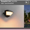 Paulmann 94864 led lauko sieninis šviestuvas zigbee 3.0 skyla su judesio davikliu, draugiškas vabzdžiams, ip44, 226 x 164 mm, reguliuojama šiluma, 10 w, 840 lm, 230 v, antracito spalvos aliuminis