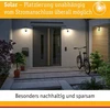 Paulmann Eileen 94570 Led saulės lauko sieninis šviestuvas su judesio davikliu Ip44 3000 K 300 lm komplekte 1 x 5,5 W šiltai balta juoda belaidė plastikinė įkraunama
