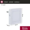 Paulmann Esby 92493 naktinė lemputė į elektros lizdą, kvadratinė, balta su prieblandos jutikliu