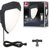 Paulmann Ikosea 94519 Park + Light Led lauko sieninis šviestuvas Ip44 su 2 x 2.8 W šiltai baltais antacito spalvos lauko plastikiniais apšvietimo sistemos šviestuvais 3000 K