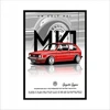 Plakatas Paveikslas ant sienos Volkswagen Golf Mk1 Vw