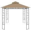 Pavėsinė, taupe spalvos, 4x3x2,7m, 160g/m²