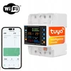 Pcblab.io 3 fazių 2 krypčių saulės energijos skaitiklis su relė 100a Lcd Wifi Tuya