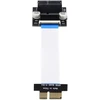Pci-e Express 1x prailginimo laidas, 10 cm, kampinis