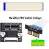 Pci-e Express 1x prailginimo laidas, 10 cm, kampinis