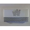 Pekitas Bebe 3 dalių patalynės komplektas 60 x 120 cm 100% medvilnės flanelė pilka