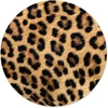 Pelės kilimėlis leopardų rašto, 22 cm skersmens, apvalus, gyvūnų raštas, kailis, pelės kilimėlis biurui, žaidimams, plastikinis, lengvai valomas, neslystantis, Dv810