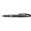 Pentel Tradio Fountain Pen Juodas and Baltas Edition su aukštos kokybės trf94 a-c iridžio plunksnos korpusu, juodas