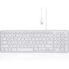 Perixx Periboard-213w Usb klaviatūra su skaičių bloku, balta