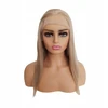 Perukas Lace Front tamsiai Blond be ataugimo 55 cm + kepuraitė Nemokamai