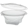 Pet salotų indelio pakuotė su dangteliu 750ml - 50vnt