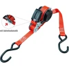 Petex 4 x automatiniai reketiniai diržai savaime susivyniojantys 1 vnt. 5 m x 25 mm 350/700 Dan raudoni S formos kabliai