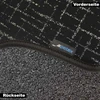 Petex Modernus automobilio kilimėlis, aukščiausios kokybės, galinis, sidabrinis, 1 vnt.