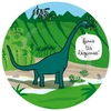 Petit Jour Paris Dinosaur Brontosaurus desertinė lėkštė – puikiai tinka desertui!