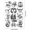 Ph Pandahall dvylikos zodiako ženklų skaidrūs antspaudai, žvaigždžių guminis antspaudas, skaidrus silikoninis antspaudas popieriaus gamybai, rankų darbo amatams, scrapbooking priedai, amatai, 21 x 14.8 cm