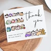 Ph Pandahall gyvūnai skaidrūs antspaudai katės silikoninis antspaudas mielas šuo guminis antspaudas animacinis skaidrus antspaudas scrapbooking'ui "pasidaryk pats" amatų kortelių gamybai 16 x 11 cm
